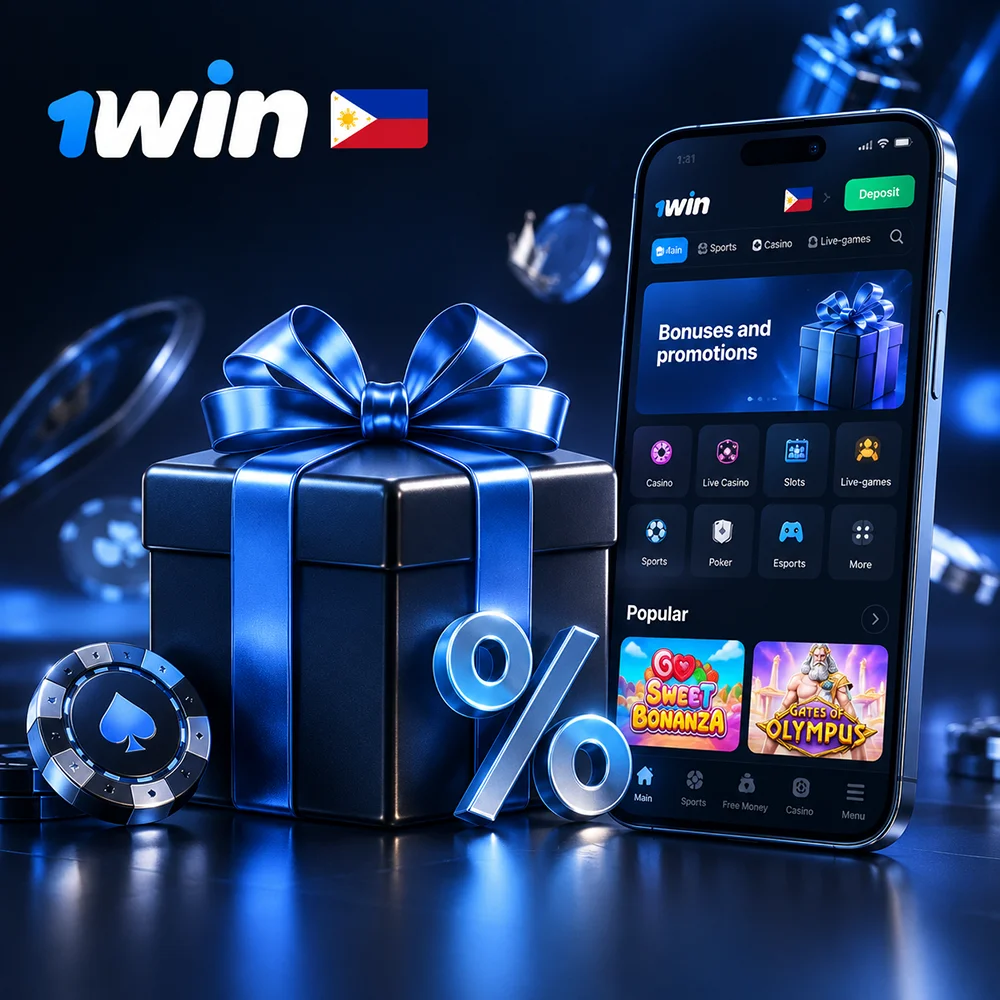 1win Bonuses and Promotions in Philippines with welcome bonuses free spins cashback and special player rewards
