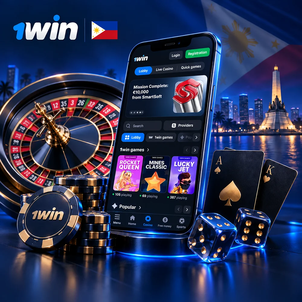 1win Casino Philippines with online slots live games table games and secure mobile access for players