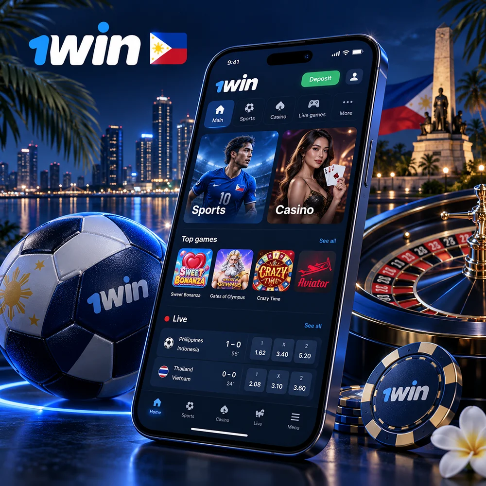 1win Philippines online casino and sports betting platform with mobile gaming and live betting access